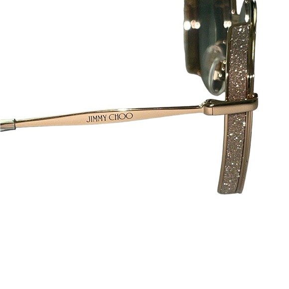 Jimmy Choo FELINE Gold Frame 58mm Sunglasses NWT - Picture 10 of 17